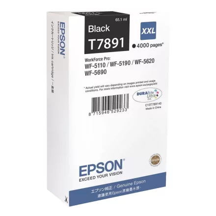 Epson T7891 fekete eredeti tintapatron