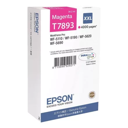 Epson T7893 magenta eredeti tintapatron