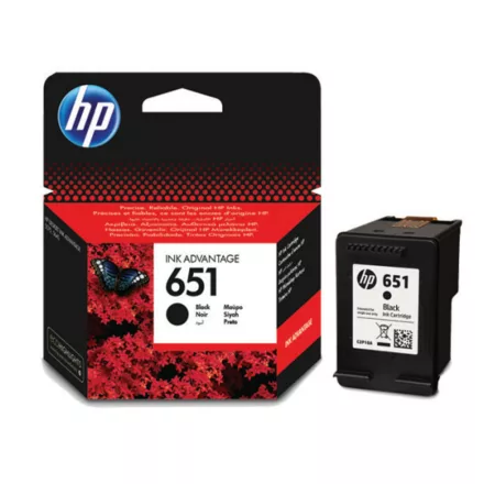 HP 651 C2P10AE fekete eredeti tintapatron
