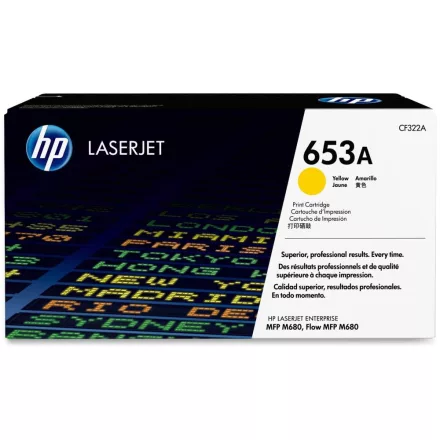 HP CF322A No.653A sárga eredeti toner