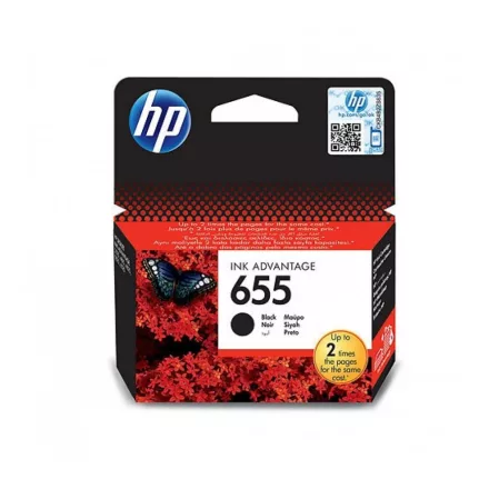 HP 655 CZ109AE fekete eredeti tintapatron