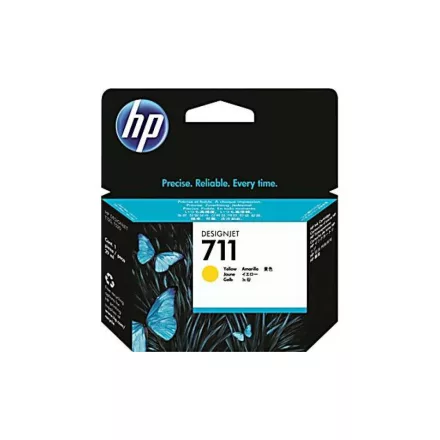 HP 711 CZ132A sárga eredeti tintapatron