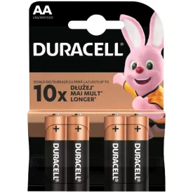 Duracell Basic AA alkáli elem 4 db