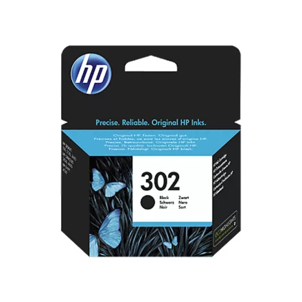 HP 302 F6U66AE fekete eredeti tintapatron