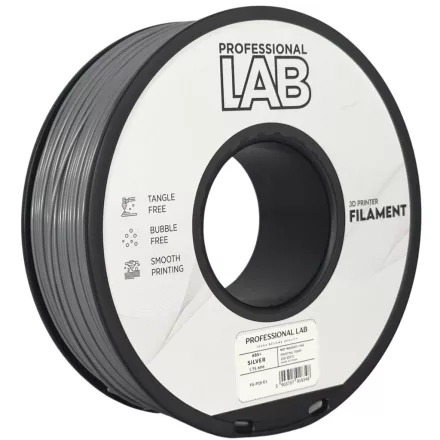 Professional Lab ABS+ ezüst 1.75mm 1kg filament