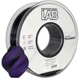   Professional Lab Silk PLA kétszínű fekete lila 1.75mm 1kg filament