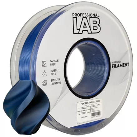 Professional Lab Silk PLA kétszínű fekete kék 1.75mm 1kg filament