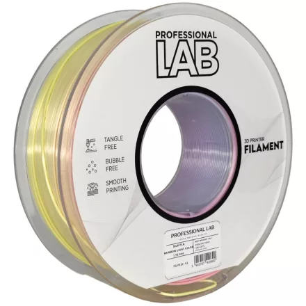 Professional Lab Silk PLA szivárvány világos 1.75mm 1kg filament