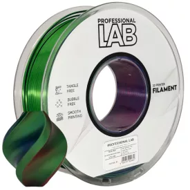   Professional Lab Silk PLA háromszínű piros kék zöld 1.75mm 1kg filament