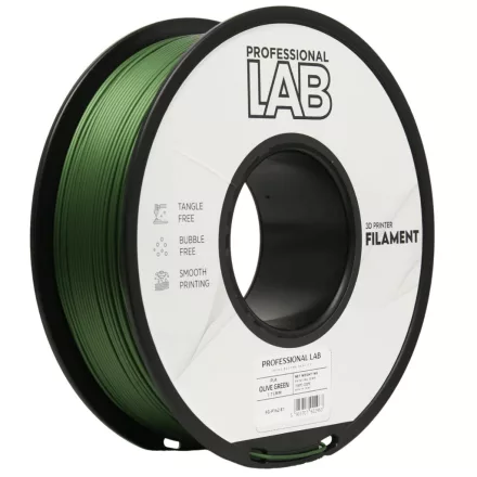 Professional Lab PLA oliva zöld 1.75mm 1kg filament