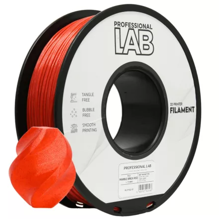 Professional Lab PLA márvány tégla piros 1.75mm 1kg filament