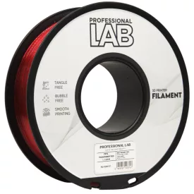 Professional Lab PETG átlátszó piros 1.75mm 1kg filament