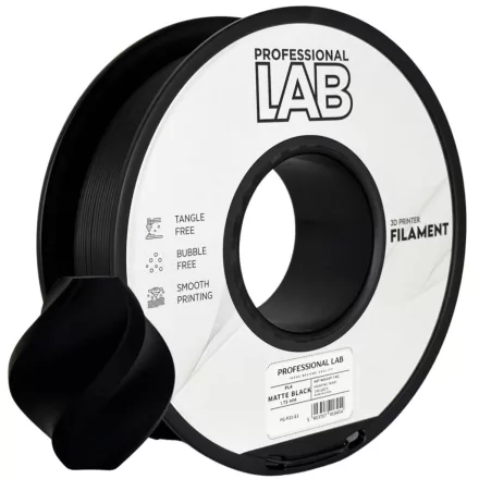 Professional Lab PLA matt fekete 1.75mm 1kg filament