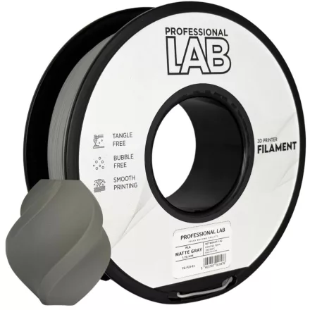 Professional Lab PLA matt szürke 1.75mm 1kg filament