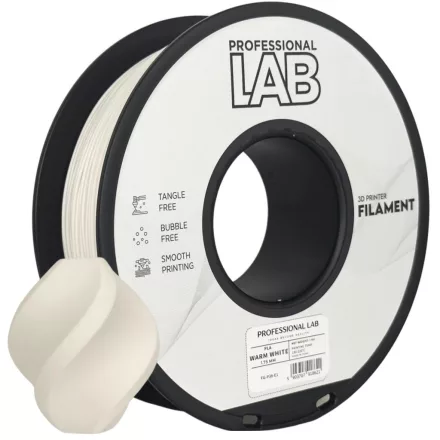 Professional Lab PLA meleg fehér 1.75mm 1kg filament