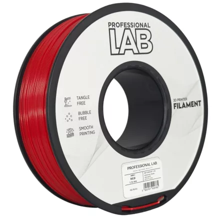 Professional Lab ABS+ piros 1.75mm 1kg filament