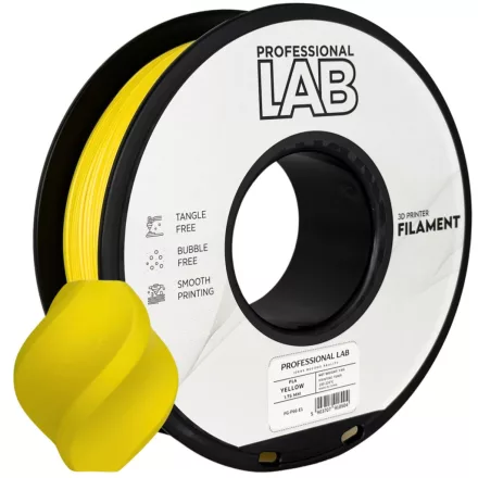 Professional Lab PLA sárga 1.75mm 1kg filament