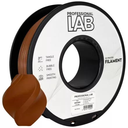 Professional Lab PLA barna 1.75mm 1kg filament