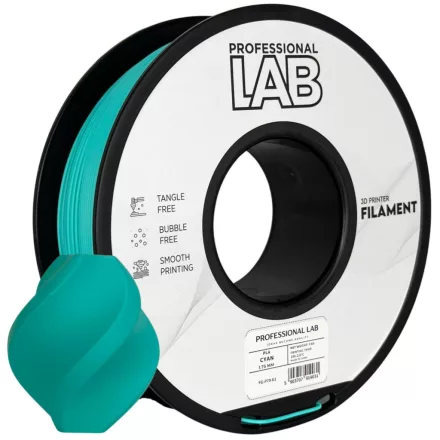Professional Lab PLA cián kék 1.75mm 1kg filament
