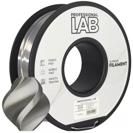 Professional Lab Silk PLA ezüst 1.75mm 1kg filament