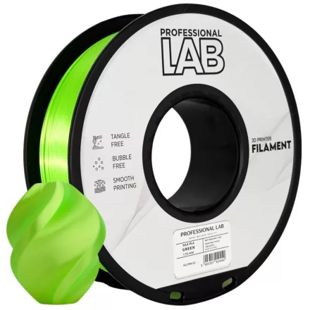 Professional Lab Silk PLA zöld 1.75mm 1kg filament