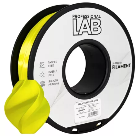Professional Lab Silk PLA sárga 1.75mm 1kg filament