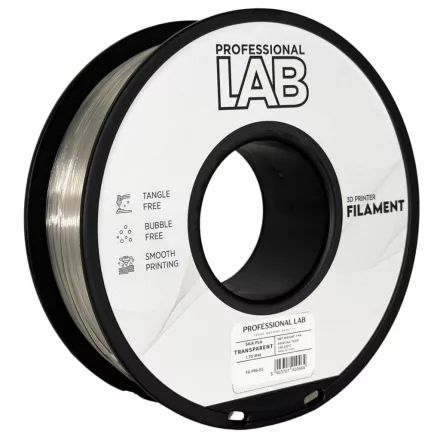 Professional Lab Silk PLA átlátszó 1.75mm 1kg filament