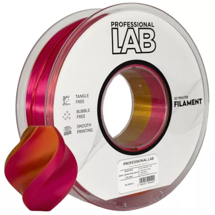 Professional Lab Silk PLA kétszínű rózsaszín arany 1.75mm 1kg filament