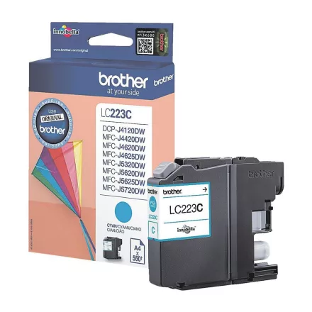 Brother LC223 cyan eredeti tintapatron