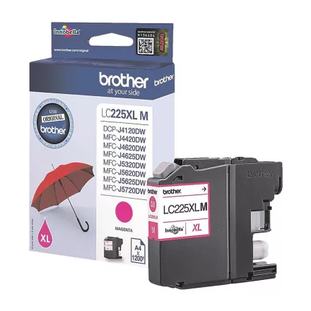 Brother LC225 magenta eredeti tintapatron
