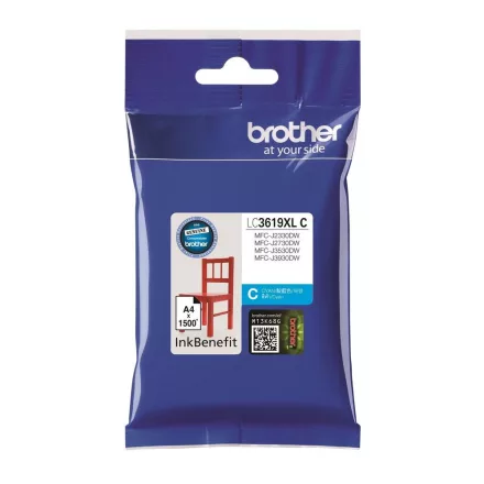 Brother LC3619XL cyan eredeti tintapatron