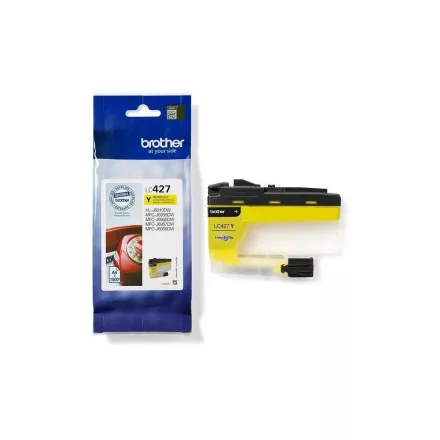 Brother LC427 sárga eredeti tintapatron