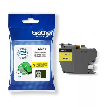 Brother LC462 sárga eredeti tintapatron