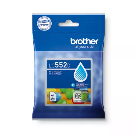 Brother LC552 cyan eredeti tintapatron