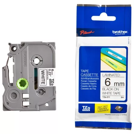 Brother TZE-211 6mm eredeti szalag