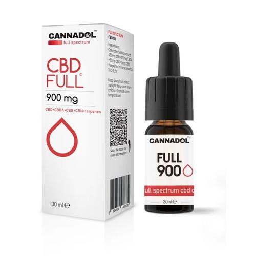 CANNADOL 900mg CBD + CBDA olaj teljes spektrum 30ml