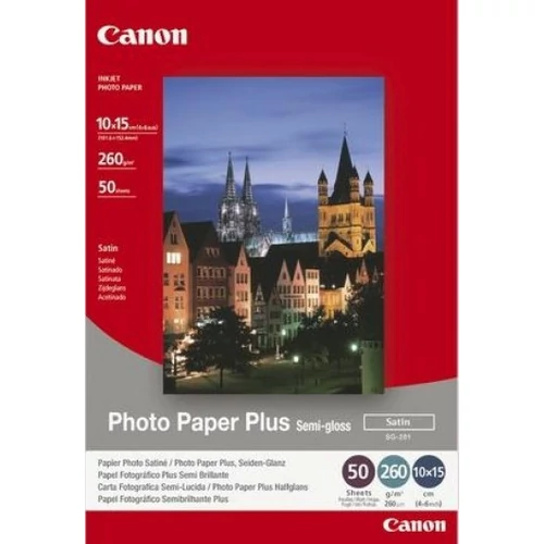 Canon SG-201S 10X15CM, 50 LAP, 260G félfényes eredeti fotópapír