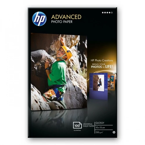 HP Q8692A 10x15, 100 LAP, 250G fényes eredeti fotópapír