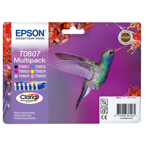 Epson T0807 [MultiPack] eredeti tintapatron