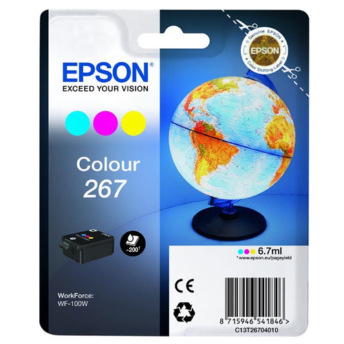 Epson 267 T2670 színes eredeti tintapatron