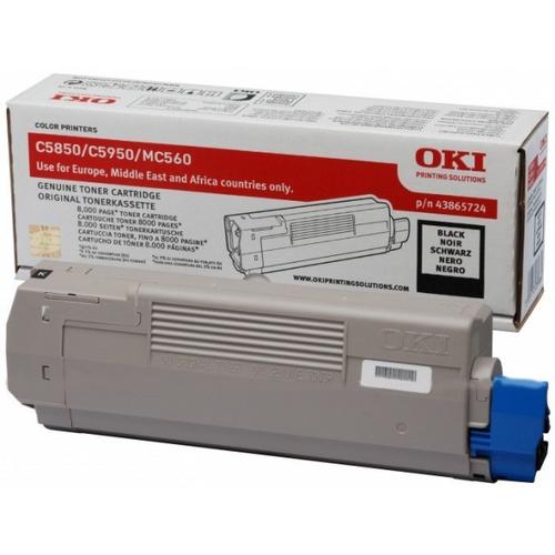 Oki C5850, C5950 fekete eredeti toner