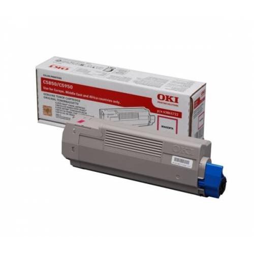 Oki C5850, C5950 magenta eredeti toner