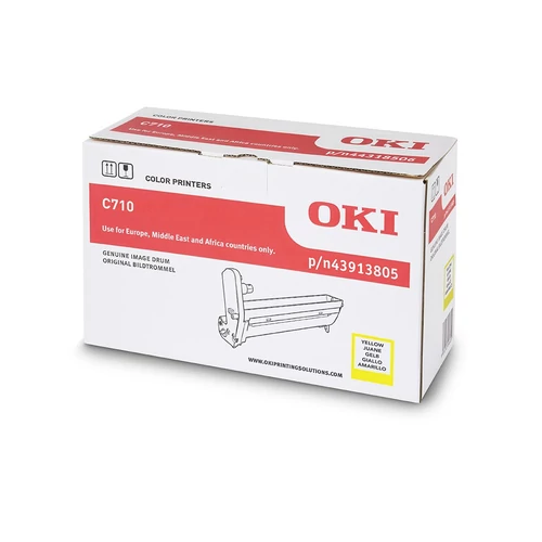 Oki C710 sárga eredeti dobegység